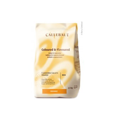 Callebaut fonteinchocolade - sinasappel orange - 2,5 kg verpakking