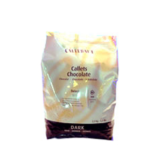 Callebaut fonteinchocolade - puur - 2,5 kg verpakking